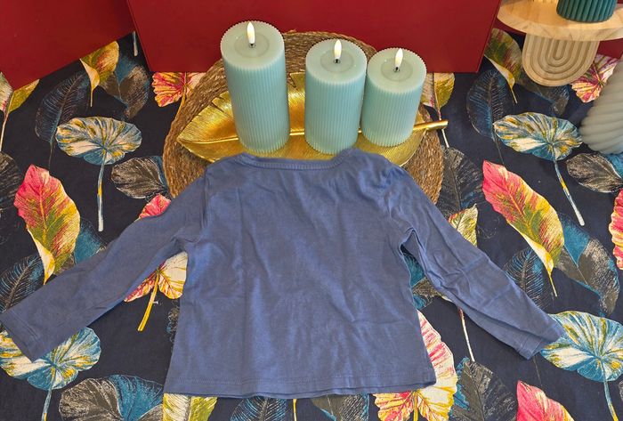 Tee-shirt ML bleu 2-3 ans - photo numéro 2