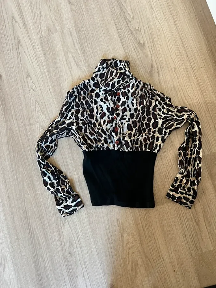 Blouse sinequanone léopard