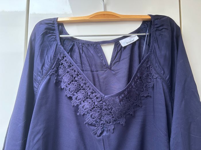 Blouse bleue Yessica - Taille 46/48 - photo numéro 2