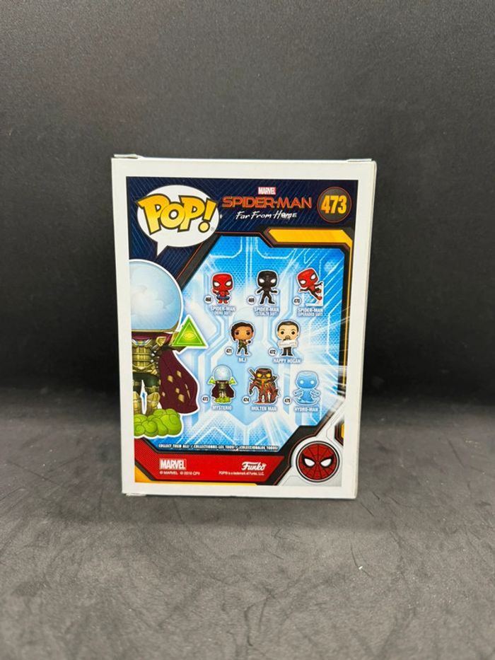 Funko pop marvel Spiderman Mysterio 473 Glows in dark - photo numéro 4