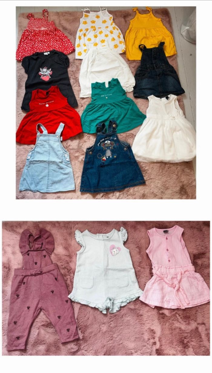 Lot 181 vêtements bébé fille 6 mois - photo numéro 8
