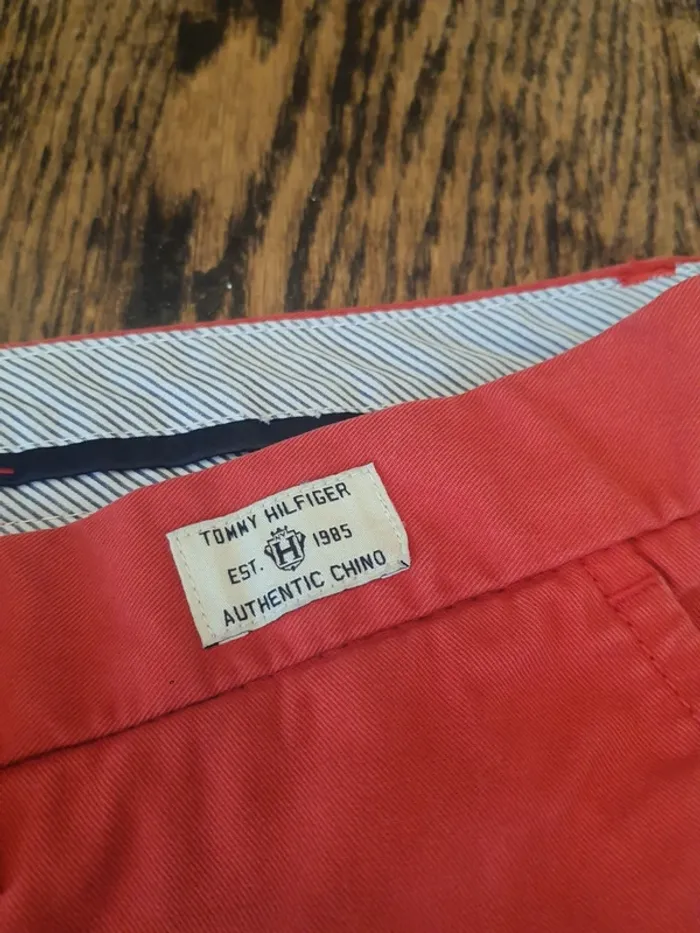 Pantalon homme rouge Tommy Hilfiger W34L32 - photo numéro 5