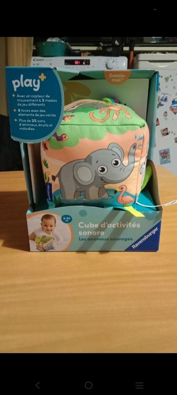 Cube d'activités sonore