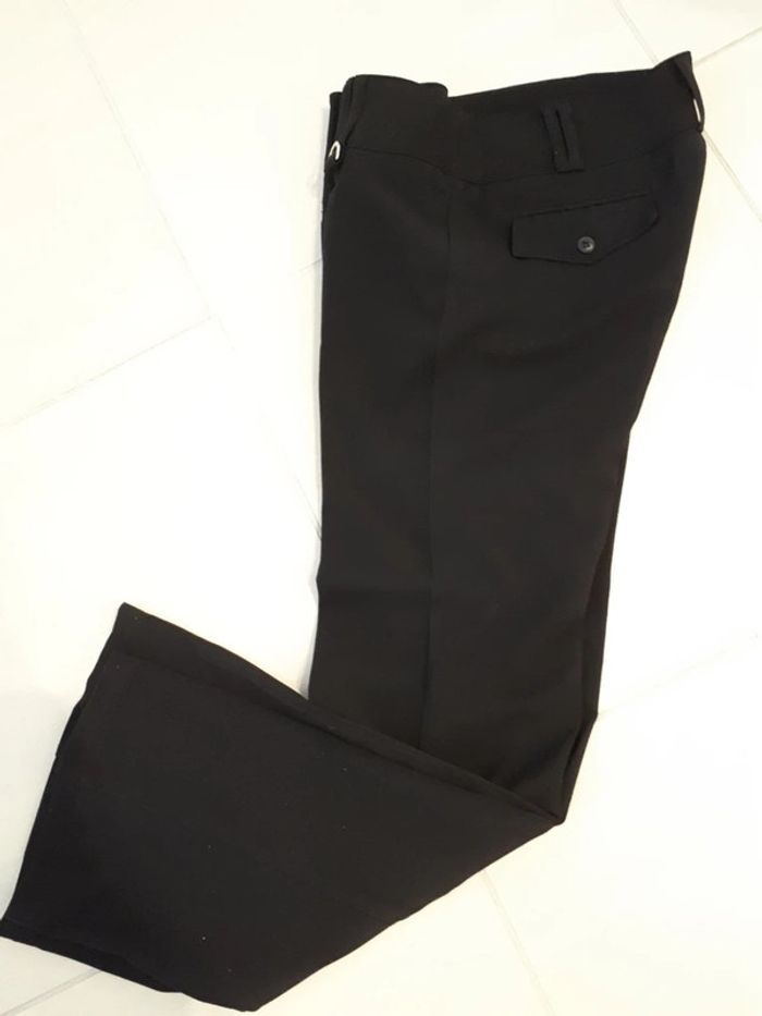 Pantalon évasé à jambes larges - taille 40 - photo numéro 4