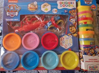 Kit de pâte à modeler paw patrol + 10 petits pots