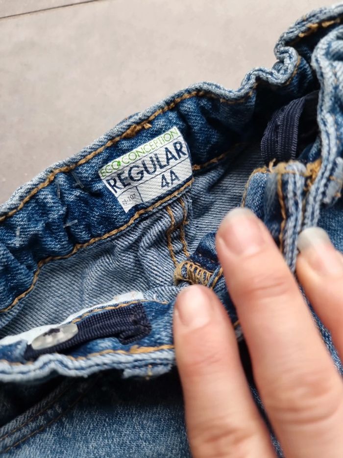 Lot de 2 jeans vertbaudet 4 ans - photo numéro 3