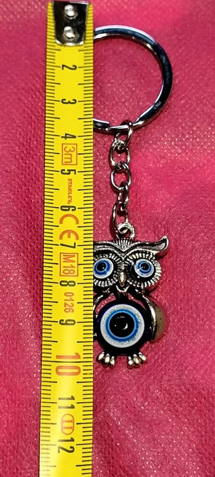 Porte-clés hibou porte-bonheur - photo numéro 4
