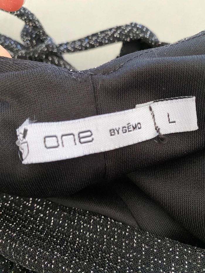 Combishort One by Gémo noire argentée taille L - photo numéro 18