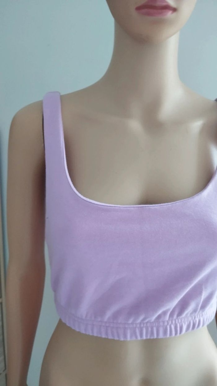 Top haut court rose femme taille m ardene - photo numéro 4