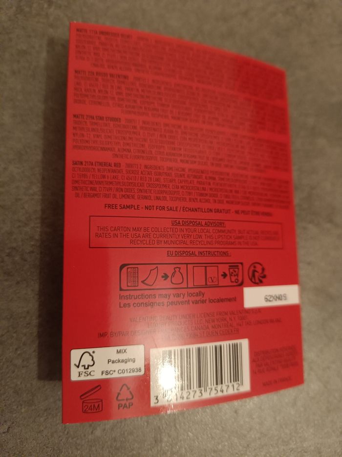 Rouge a lèvres - photo numéro 4