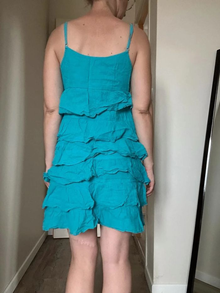Promod Robe d’été bleue – Taille 38 – Très bon état - photo numéro 11