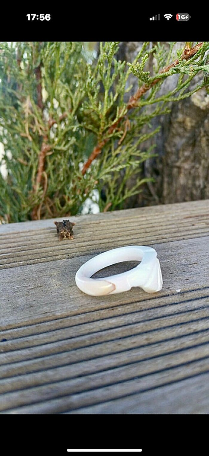 Bague tagua ivoire végétal - photo numéro 4