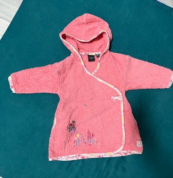 Peignoir carré blanc - 2ans