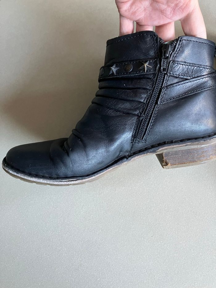 Bottines noire femme taille 38 kickers - photo numéro 4