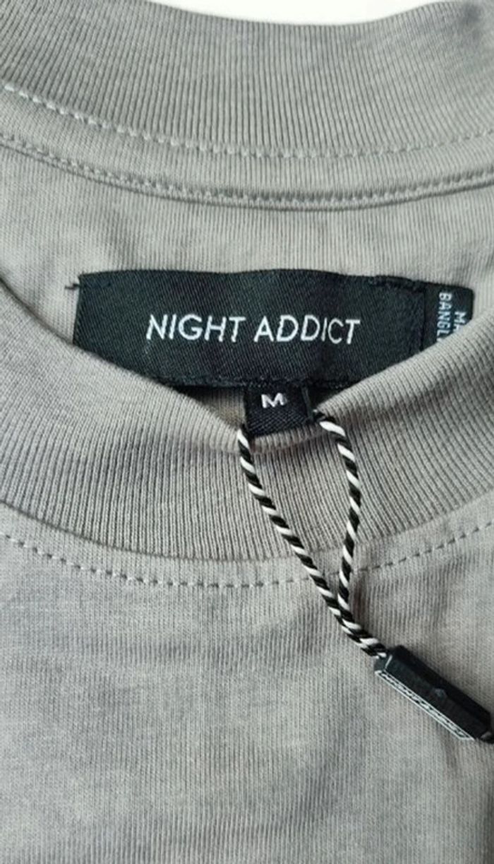 Tee-shirt 100% coton pour homme taille M, Night Addict - photo numéro 7