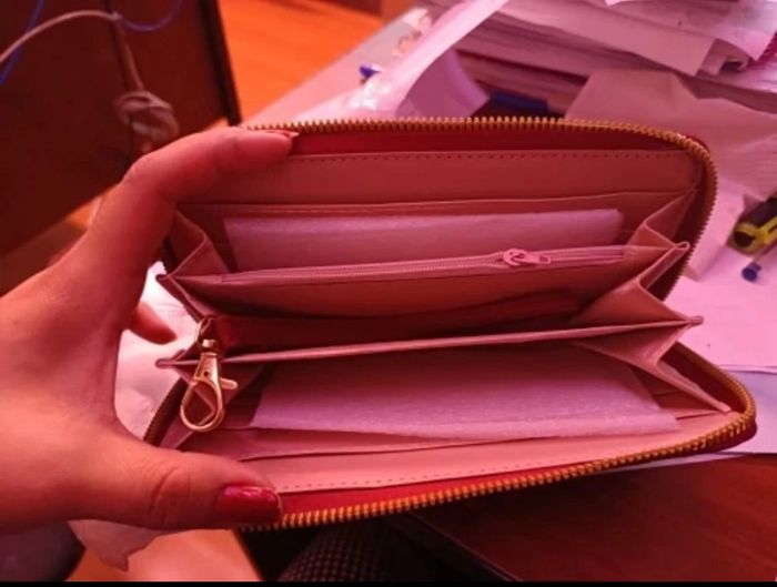 Porte-feuille femme rose - photo numéro 4