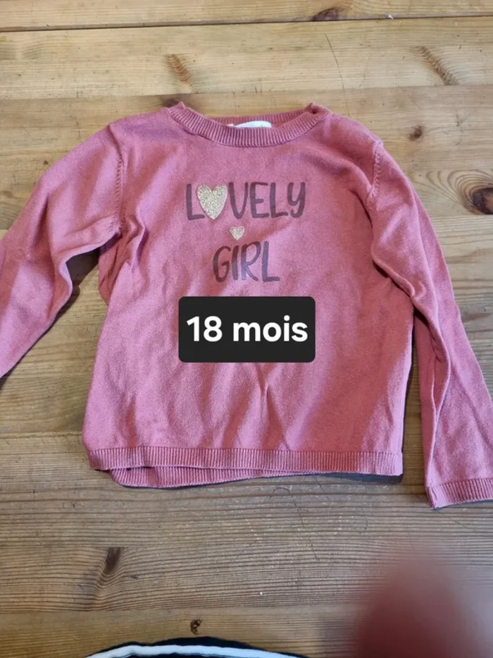 Pull-over bebe fille