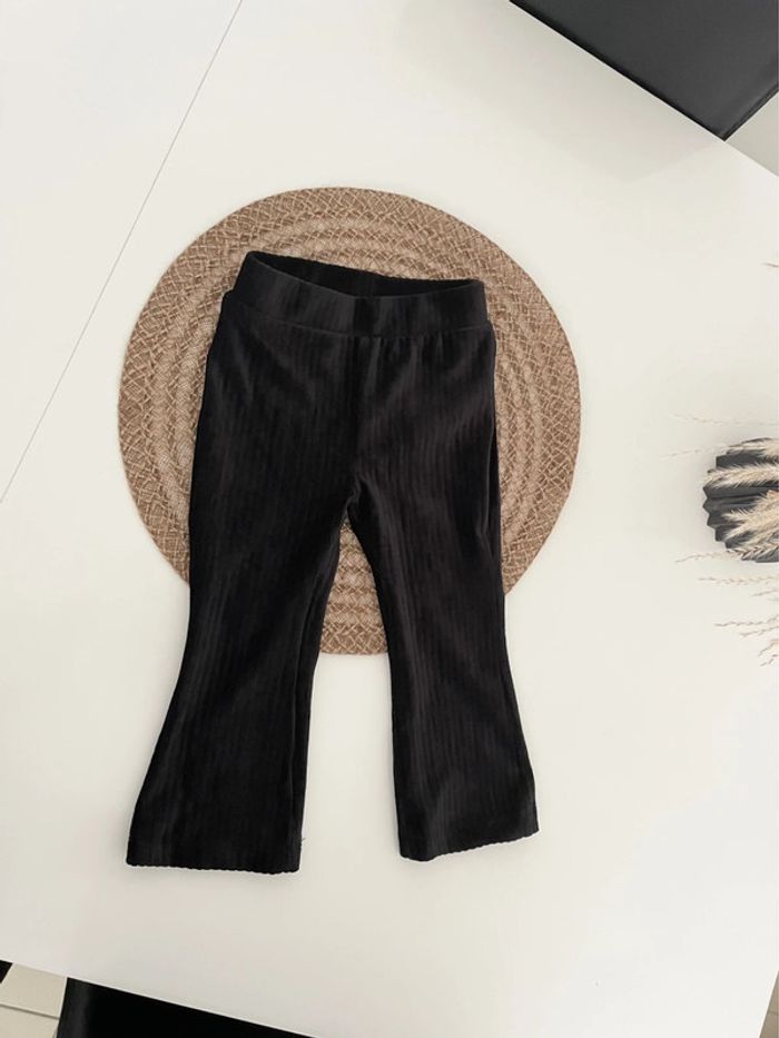 Legging velours noir - photo numéro 2