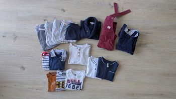Lot de 16 vêtements garçon 18 mois