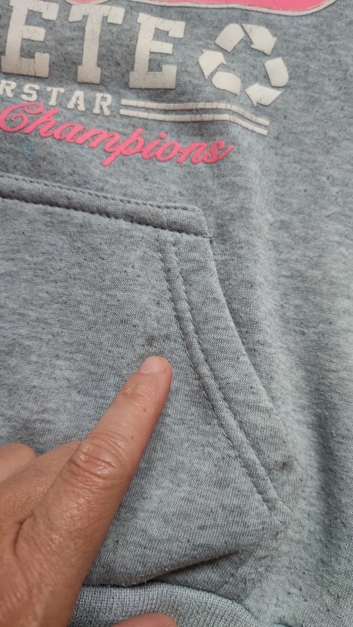 Sweat fille a capuche - photo numéro 3