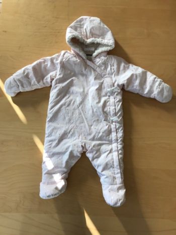 Combi-pilote molletonnée à capuche 9 mois 71 cm Sergent Major