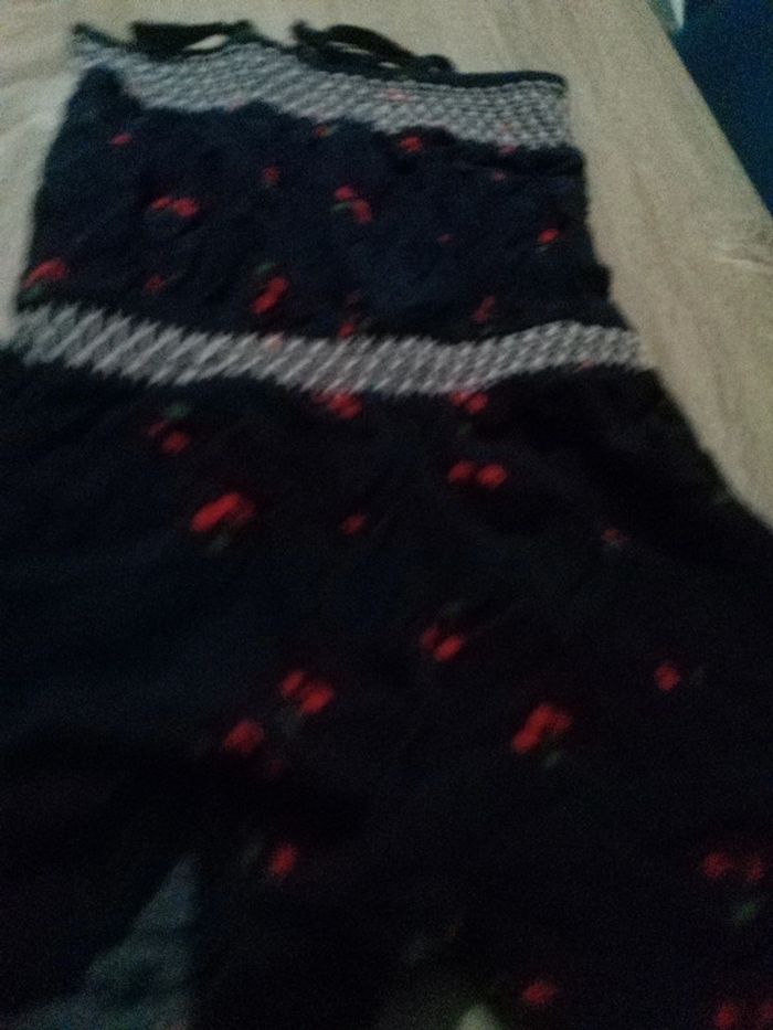 Combi short bleu Cerises - photo numéro 2