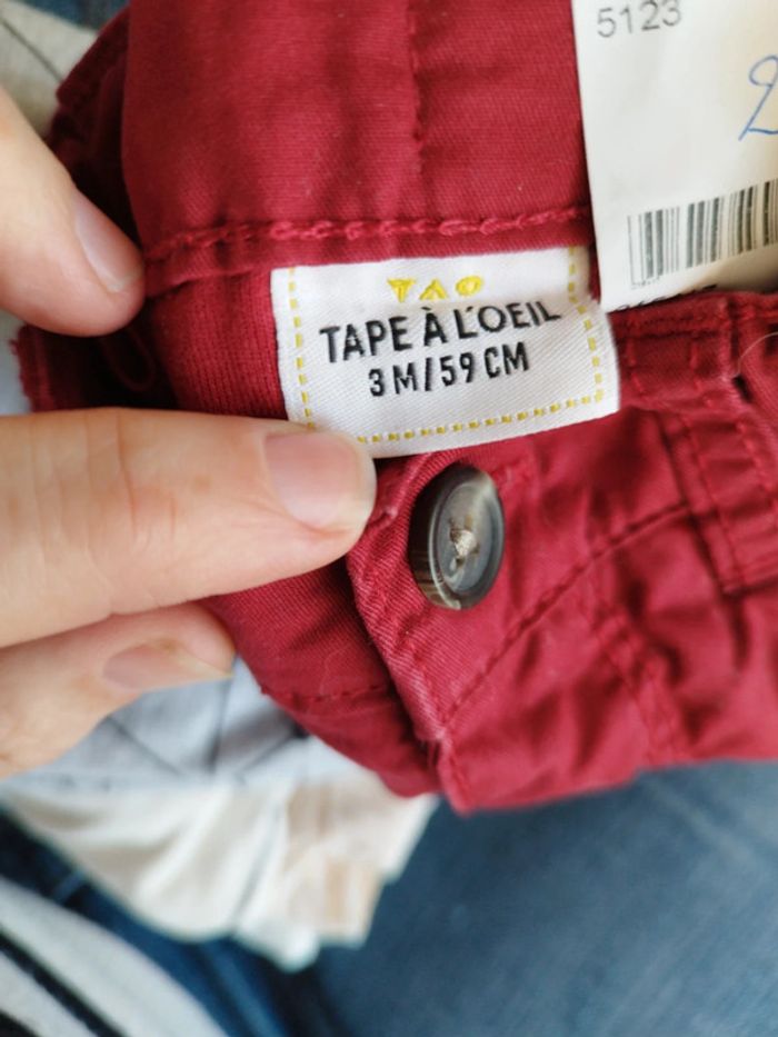 Pantalon bordeaux - photo numéro 5