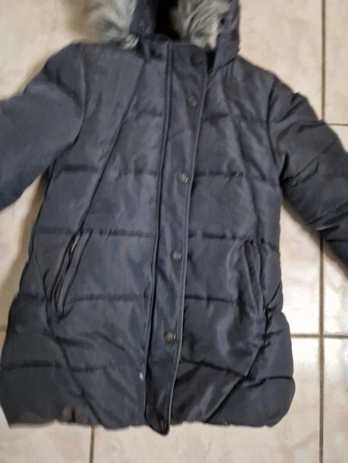 Manteau chaud tape à l oeil tao gris 4 ans - photo numéro 3