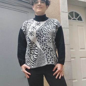 Magnifique pull Vintage pour 42/44