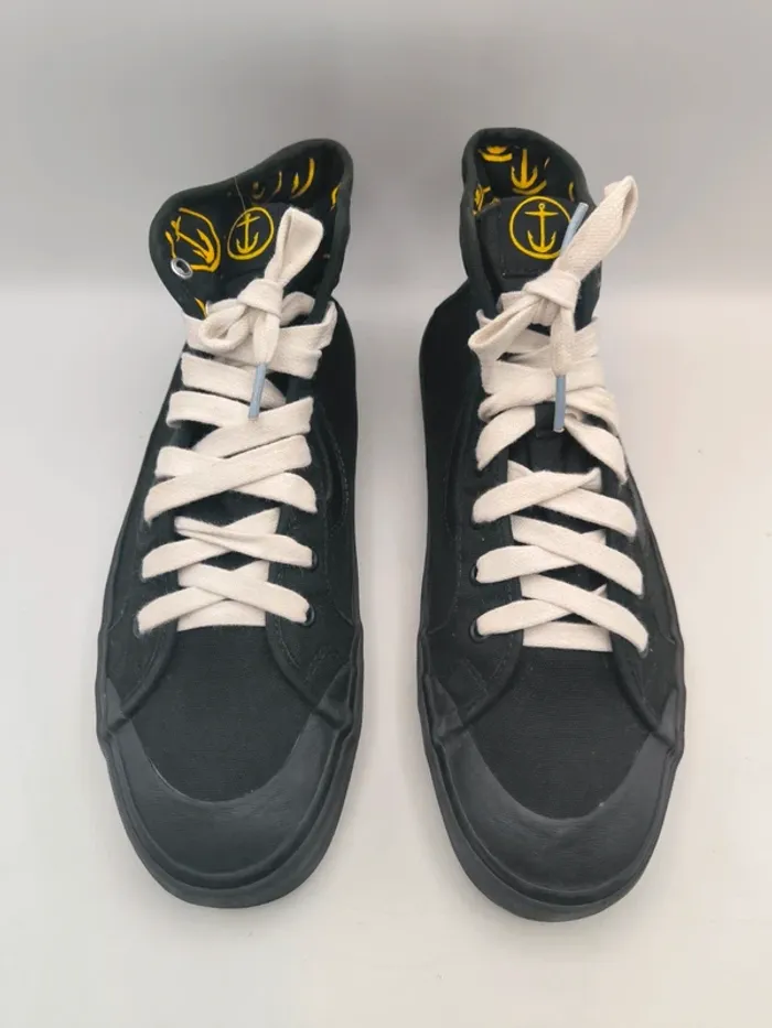 Baskets montantes tissu homme Vans Taille 44 11 - photo numéro 4