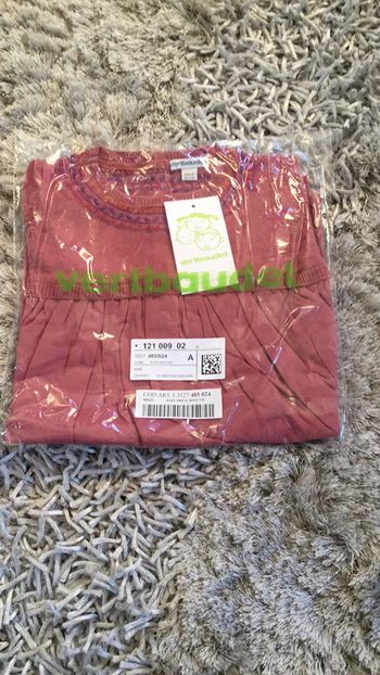 Robe rose 24mois Vertbaudet neuve