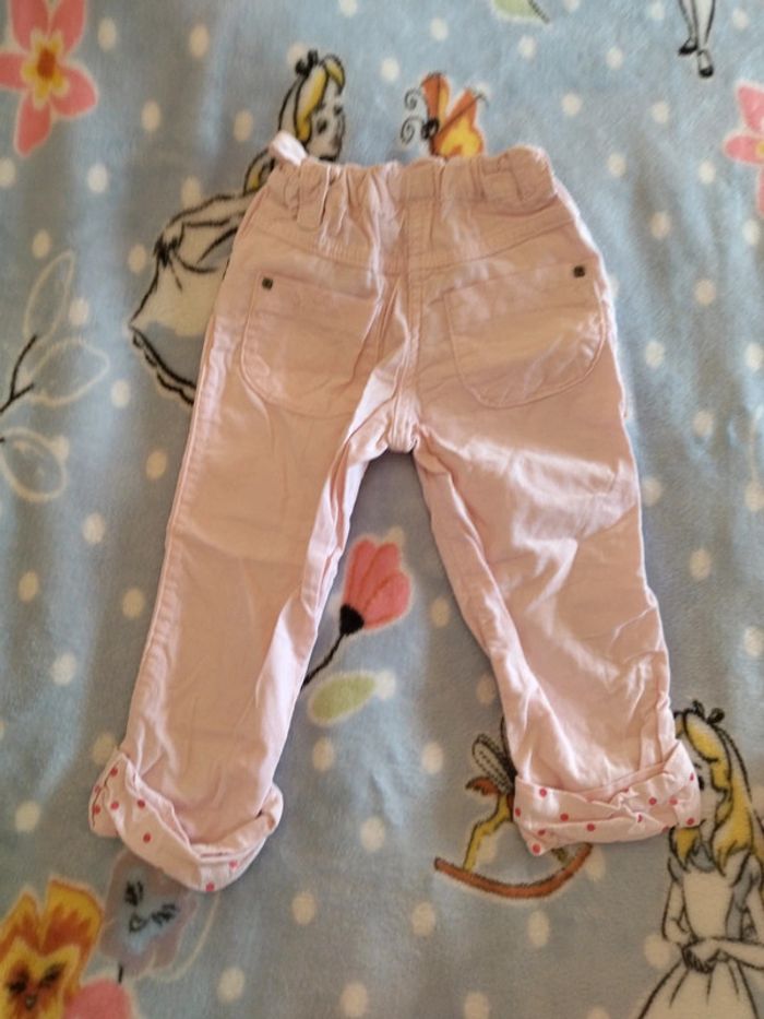 Pantalon fleurs Vertbaudet 24 mois - photo numéro 3