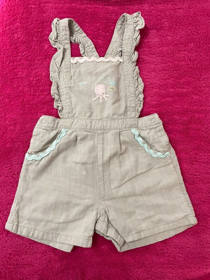 Salopette courte Orchestra 18 mois - 80 cm