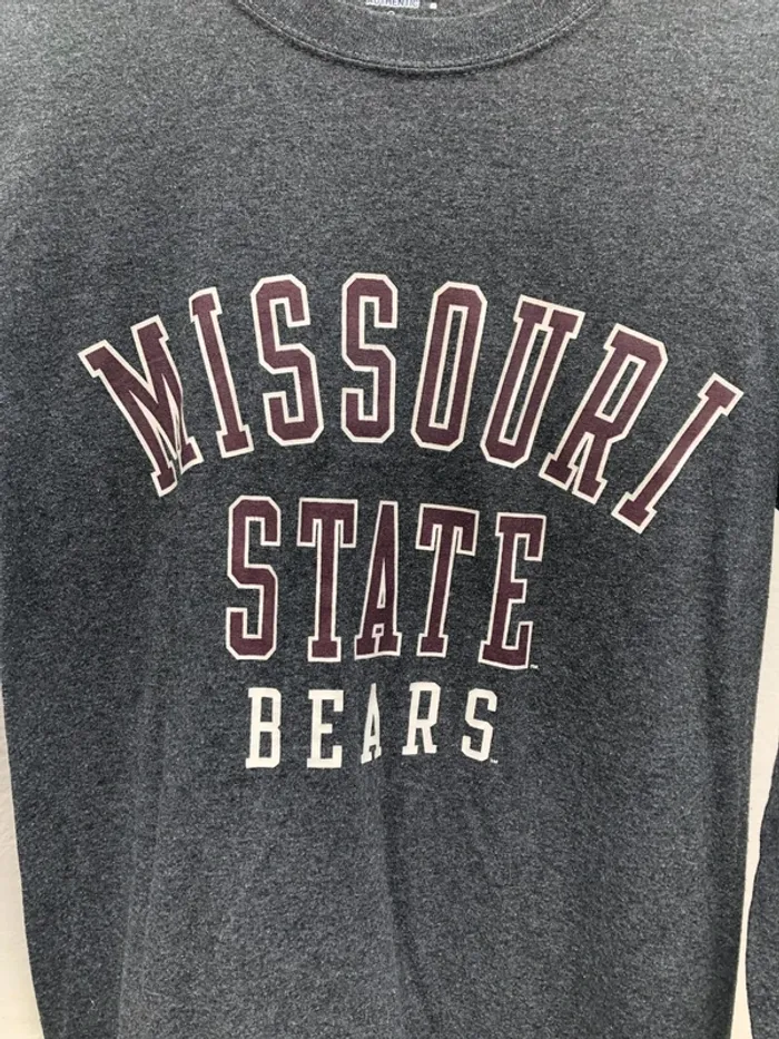 Champion long sleeve T-shirt vintage Missouri State Bears NCAA Mens S - photo numéro 2
