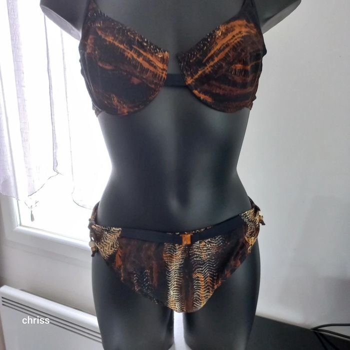 Maillot 2 pieces motif leopard - photo numéro 2