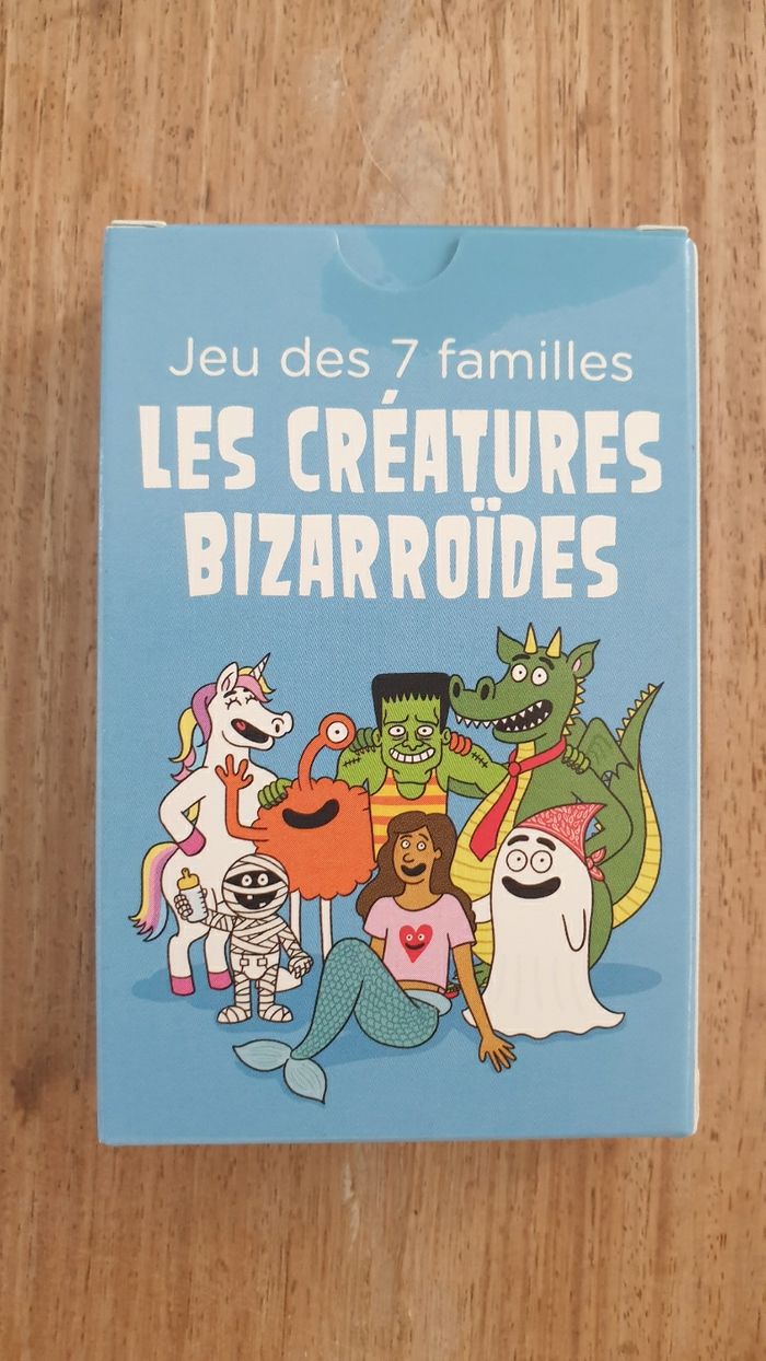 Neuf jeu jouet McDonald's cartes 7 familles les créatures bizarroides