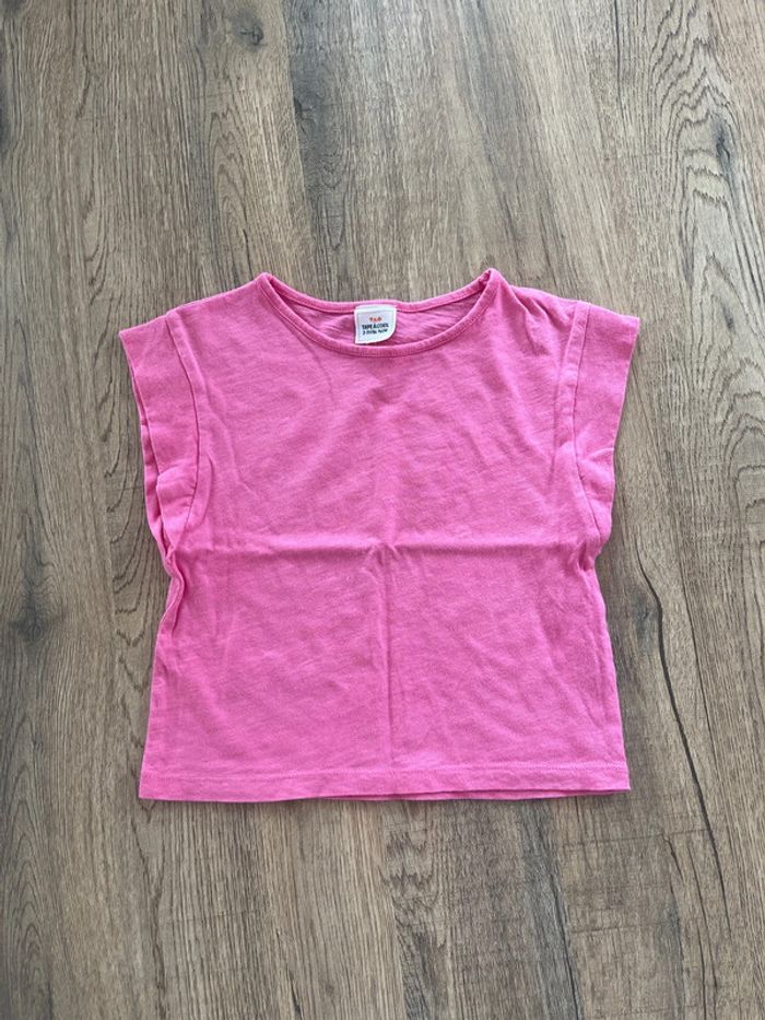TEE shirt rose tape à l’œil