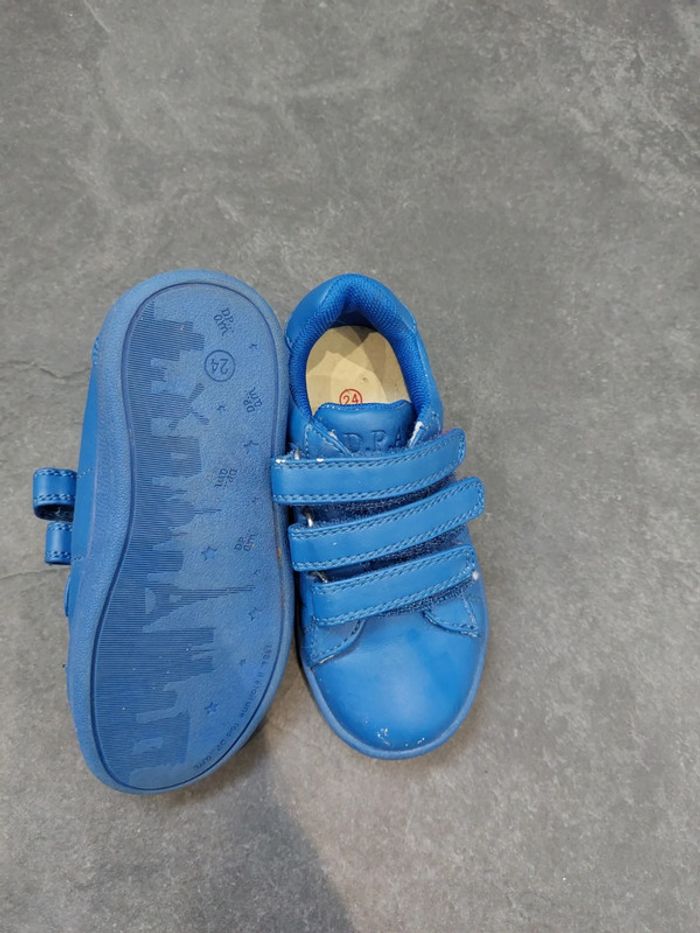 Baskets scratch DPAM T24 bleu roi - photo numéro 2