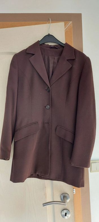 Longue veste brune Yessica, taille 38/40, peu mise