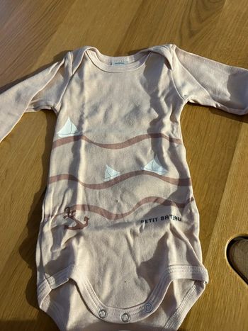 Body manches longues bébé fille 6 mois petit bateau