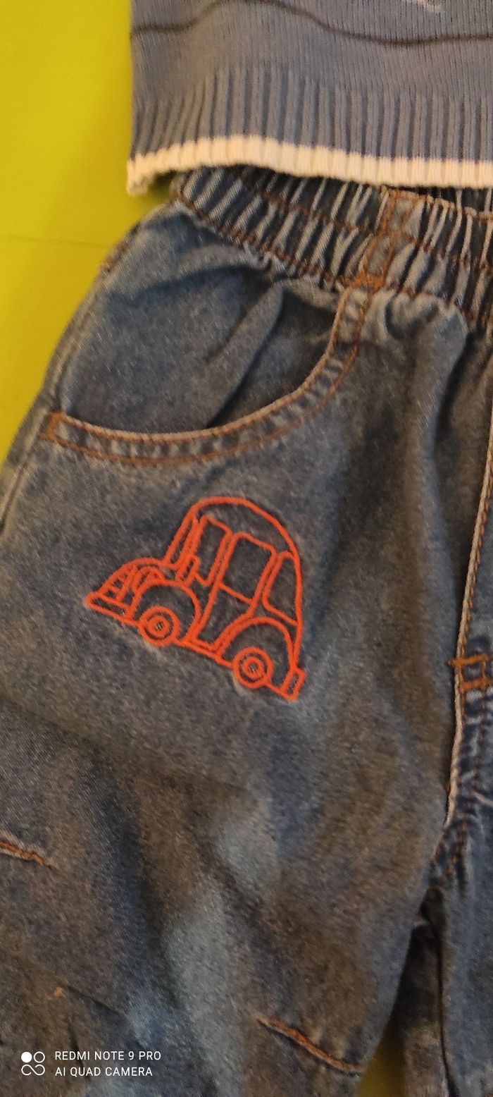 Ensemble pull lulu castagnette et jean 6 mois - photo numéro 7