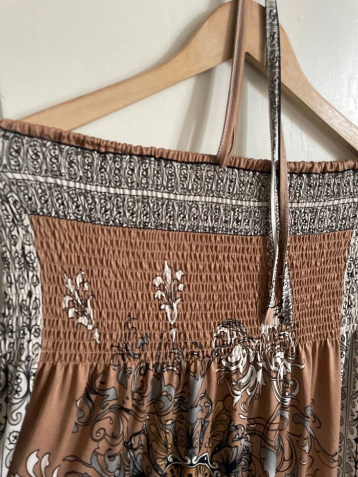 Robe bandeau marron tu - photo numéro 5