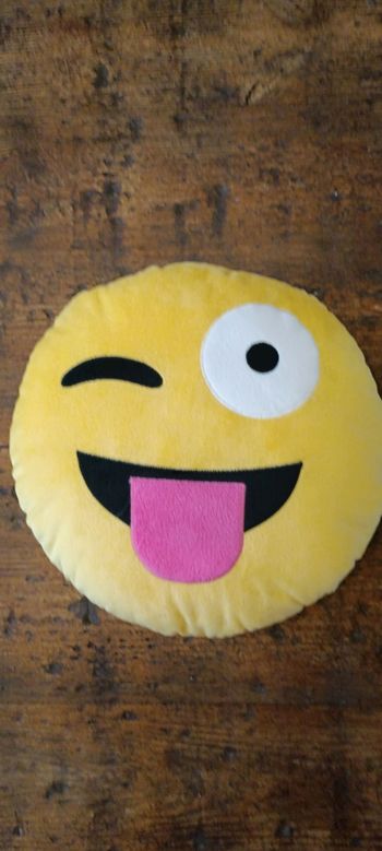 Coussin rond emoji