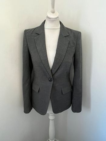 Veste blazer gris cintrée H&M S