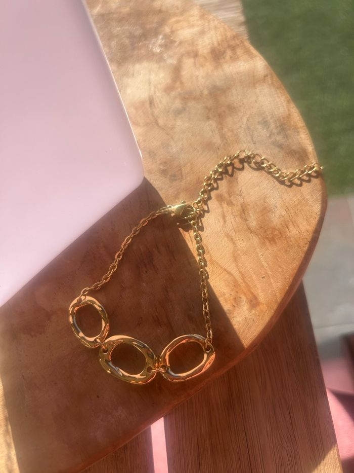 Parure Auréa – Collier + Bracelet dorés – Élégance intemporelle – Neuf - photo numéro 2