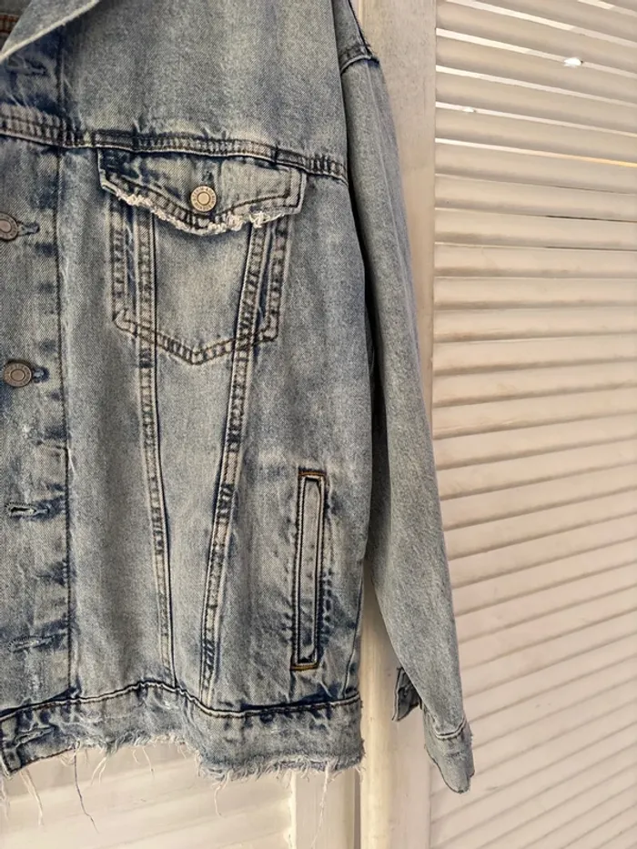 Veste en jean oversized - photo numéro 3