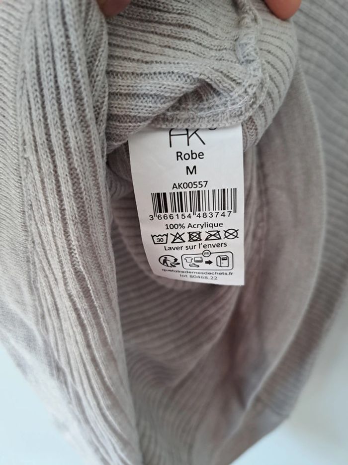 Robe grise épaisse Anna Karel - photo numéro 3