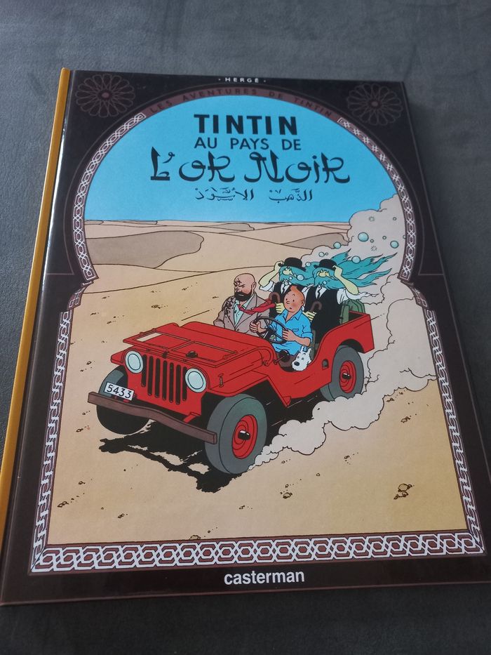 Bd tintin au pays de l or noir