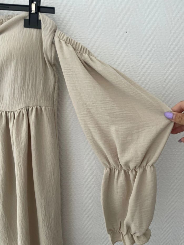 Robe beige femme - photo numéro 3