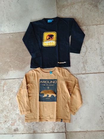 2 t shirt manches longues garçon en 5 ans